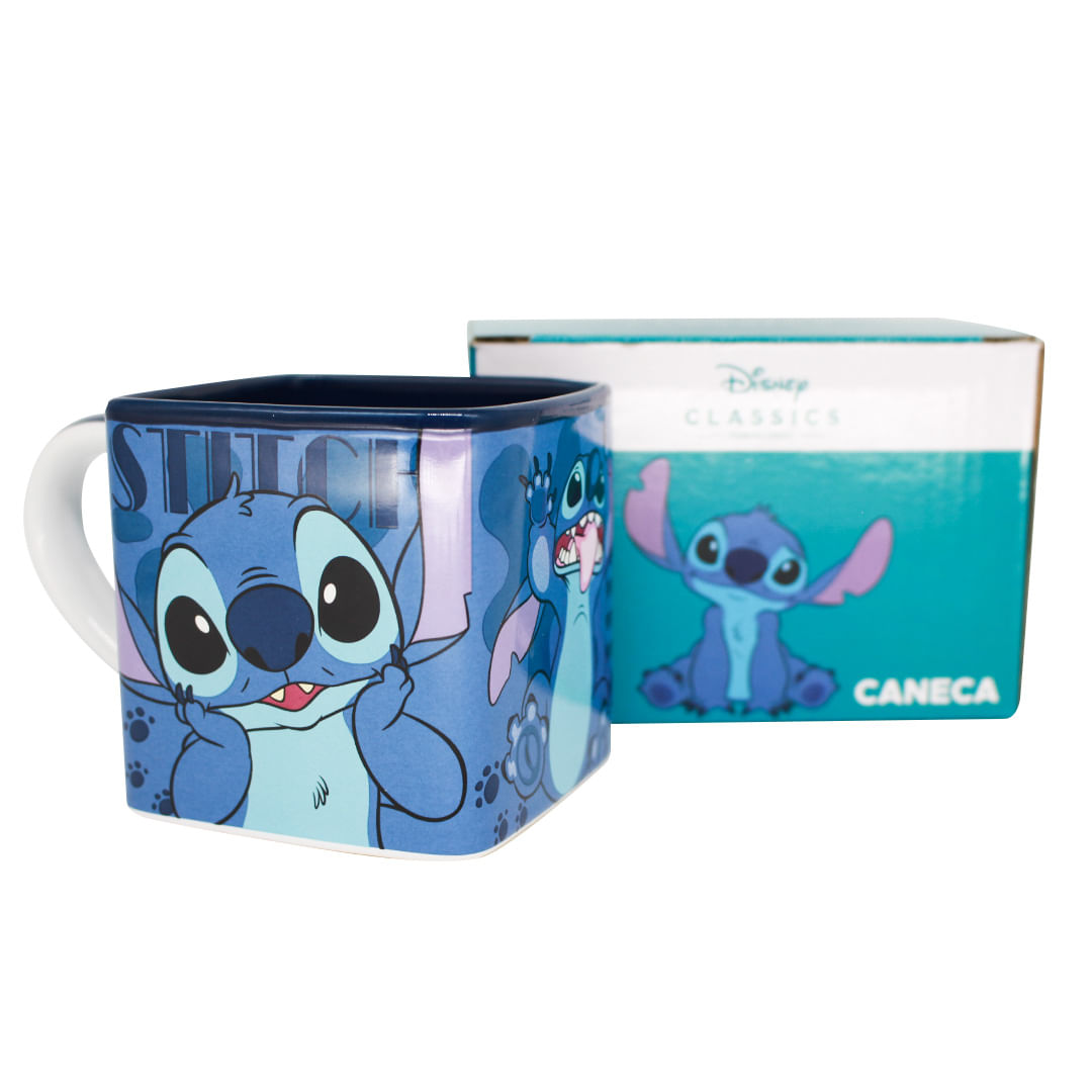 Caneca Cubo Stitch -  Disney