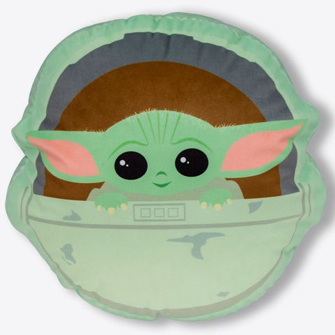 Almofada formato Baby Yoda