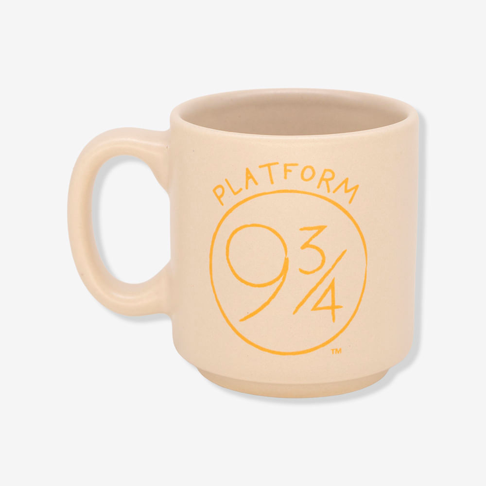 Caneca Mini Tina Plataforma 9 3/4 Off White - Harry Potter